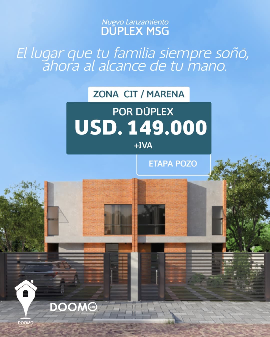 VENTA DUPLEX EN POZO ZONA CIT MARENA