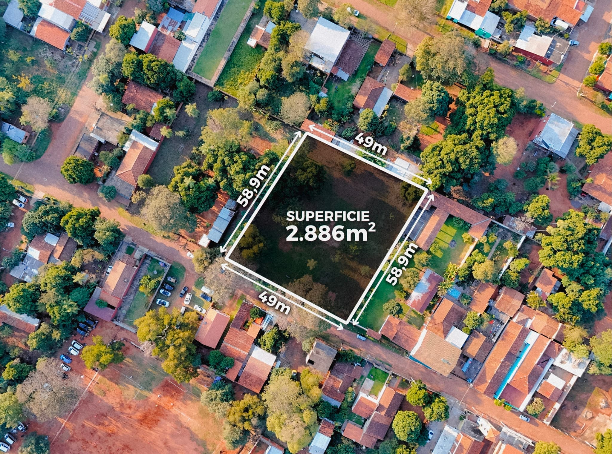 Vendo Terreno De 2,886 En Capiatá – Usd 33/M²