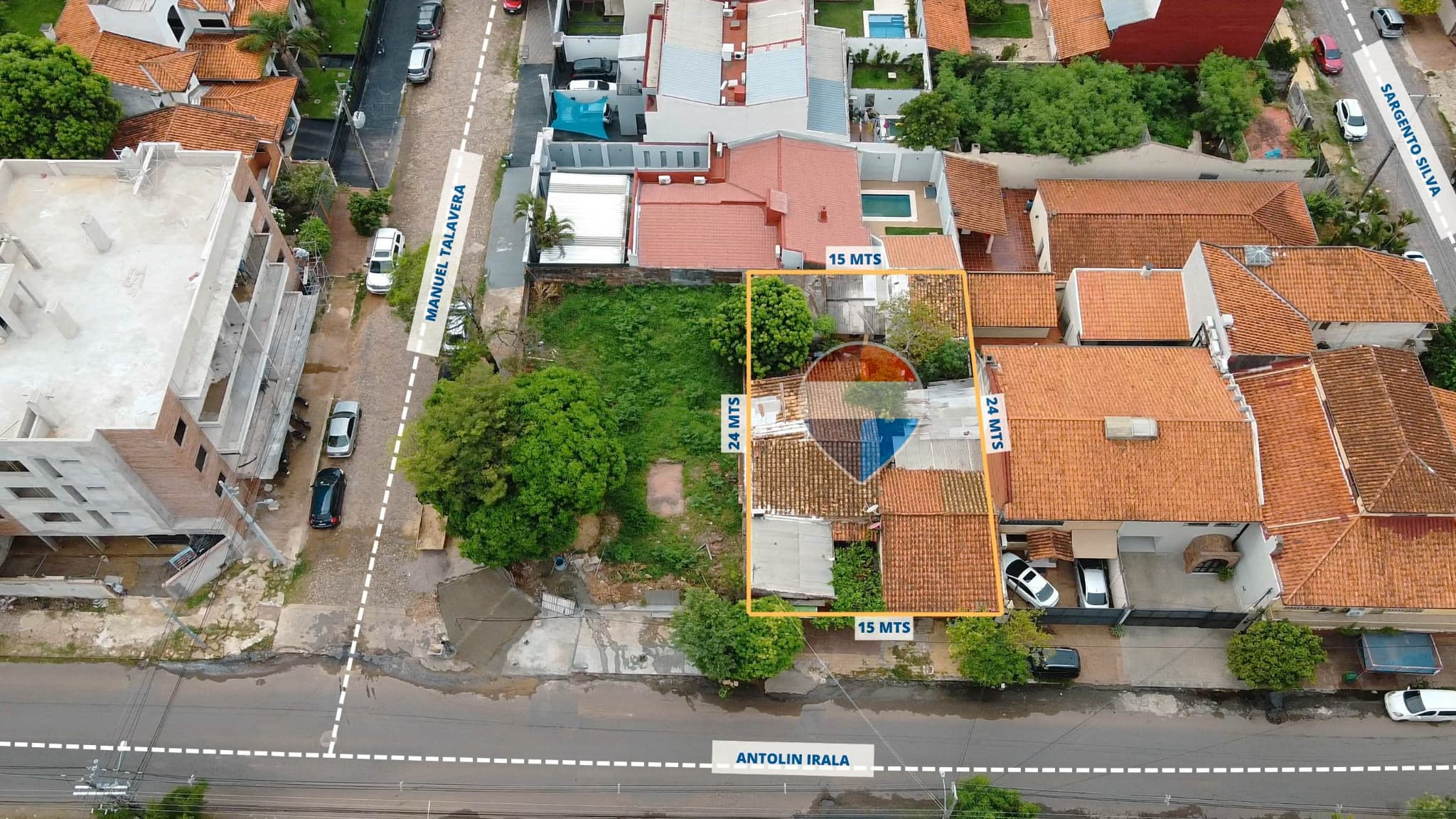 Terreno 360 M2 - Barrio Herrera, Asunción – 2