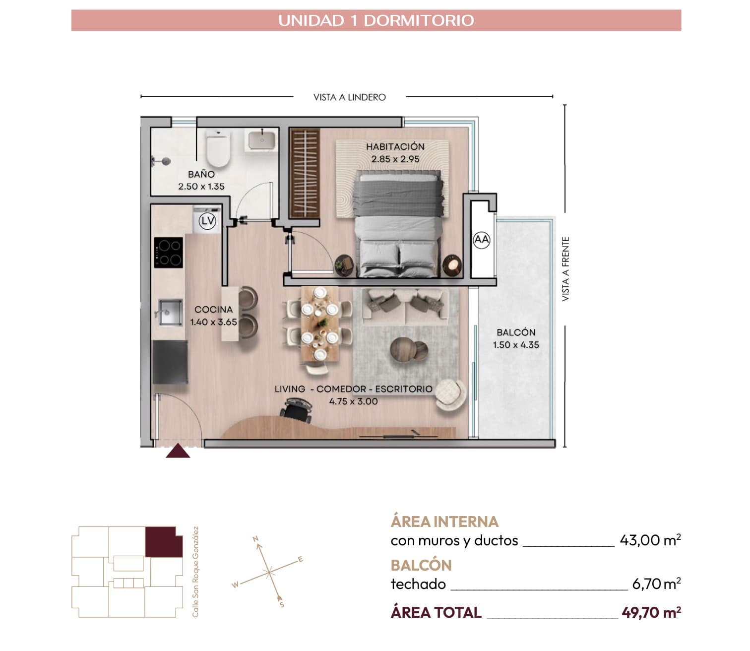 En Venta Departamento De Un Dormitorio En Recoleta – 3