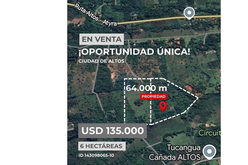Oportunidad Única! Venta de 6 Hectáreas y 4000 m² – 3