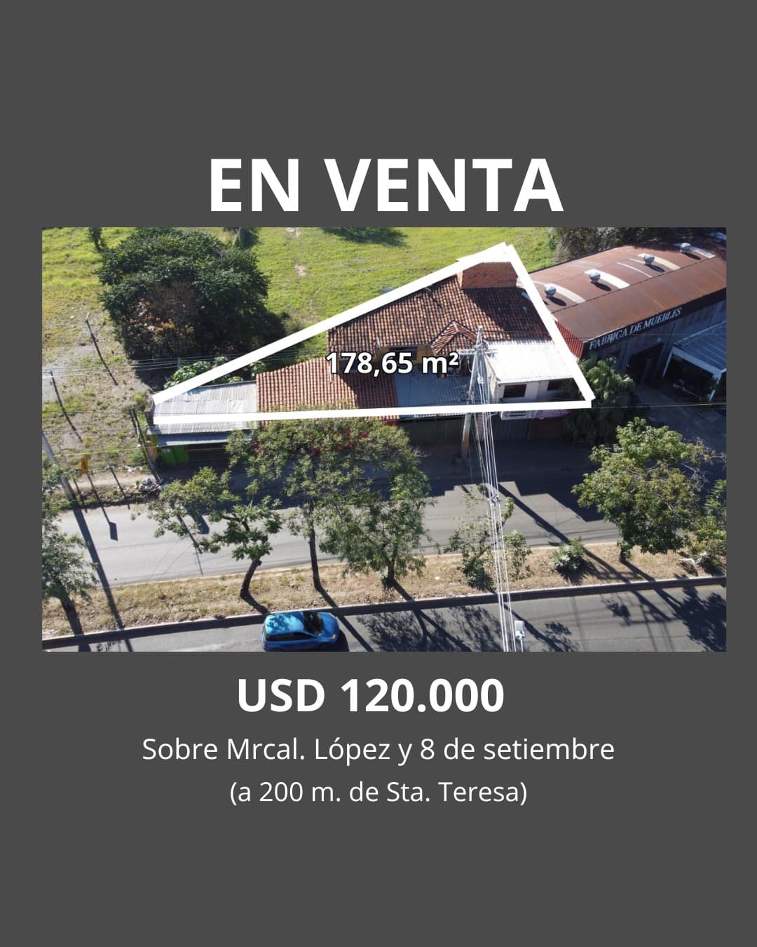 Terreno Estratégico Sobre Avenida Mrcal. Lopez, Fdo. Zona Norte.