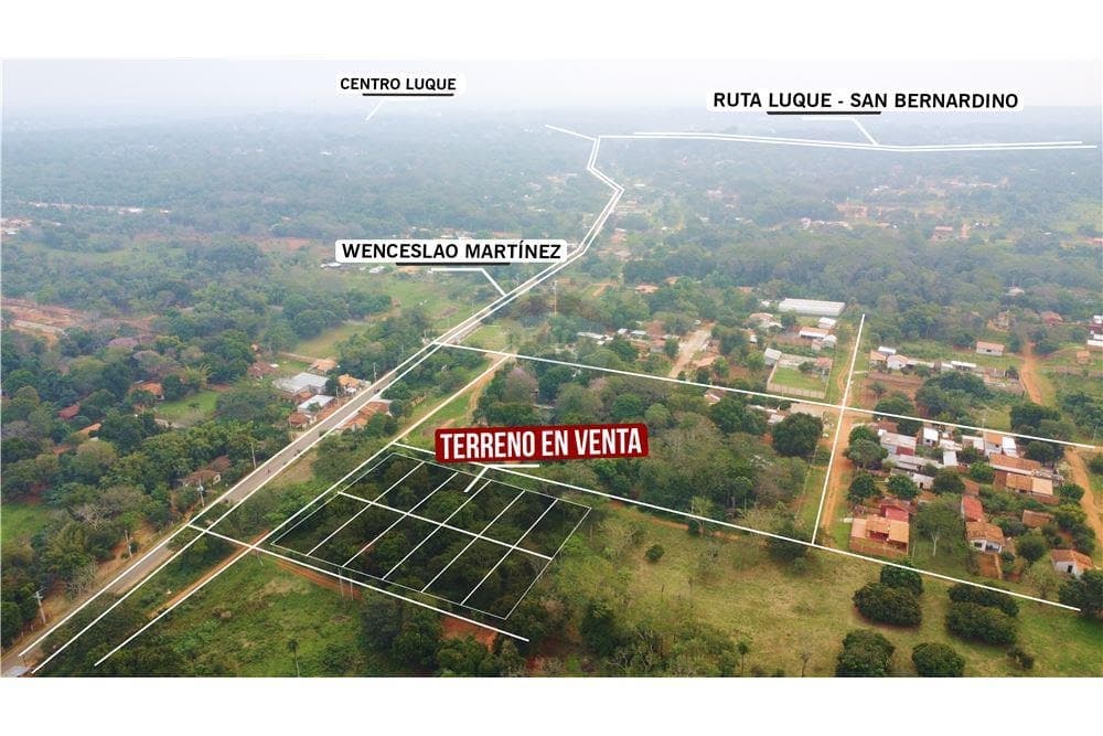 VENDO AMPLIO TERRENO EN LUQUE 4.808 M2 – 3