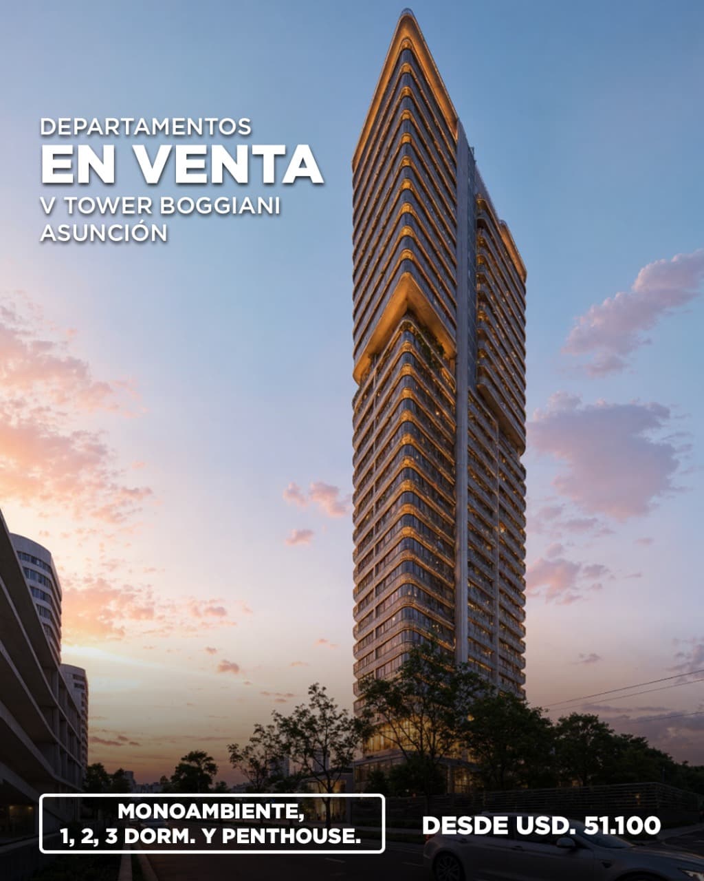 V TOWER BOGGIANI: MAXIMO CONFORT Y LUJO.ZONA DEL SHOPPING MARISCAL