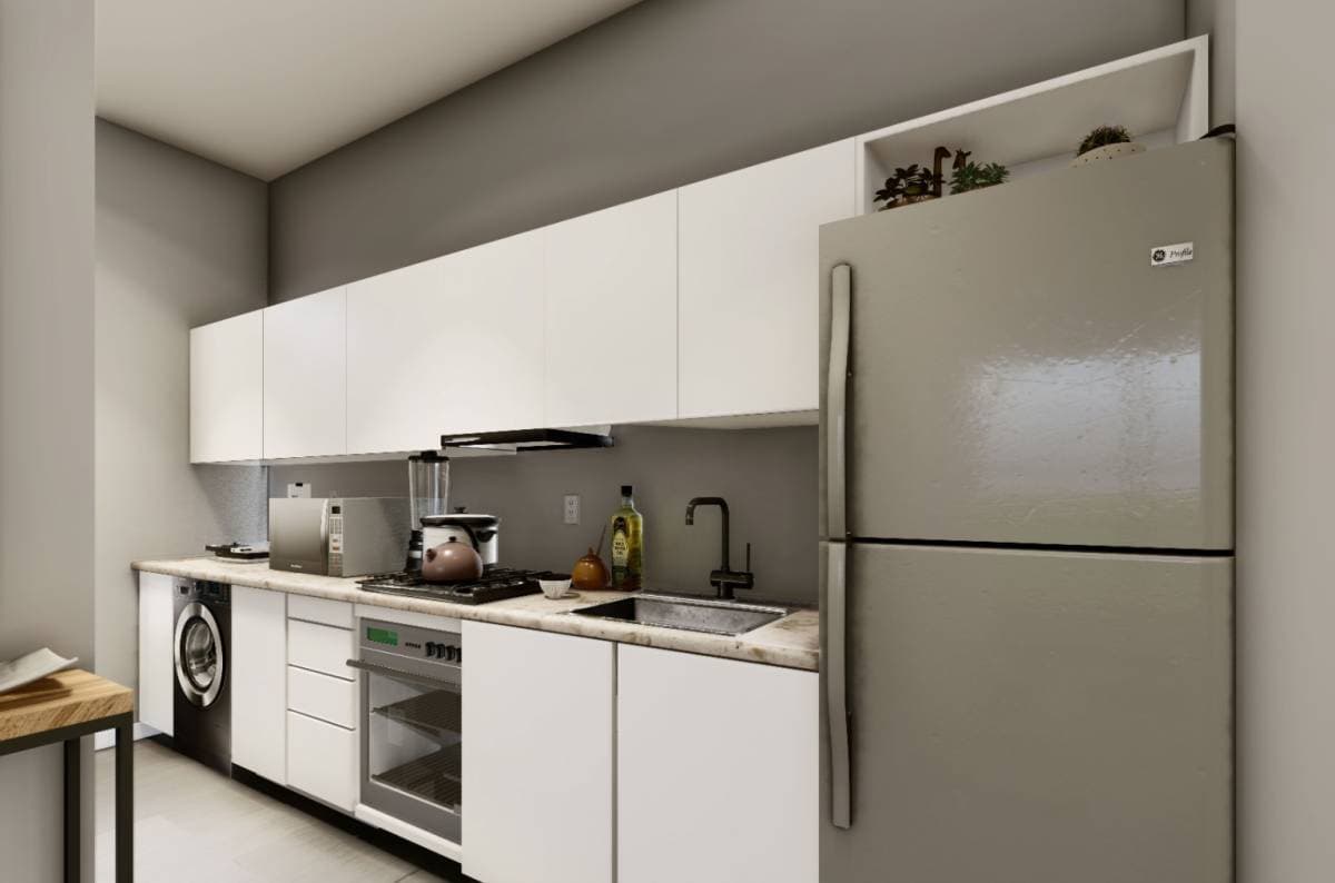 VENDO - Depto. de 2 Dorm de 67.8m2 - EN POZO - LIVING TRINIDAD – 3
