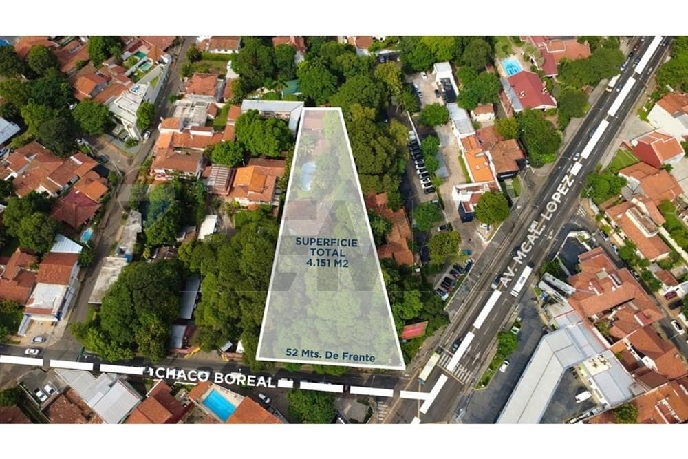 Vendo Terreno Único en Av. Mariscal López, Mburicaó