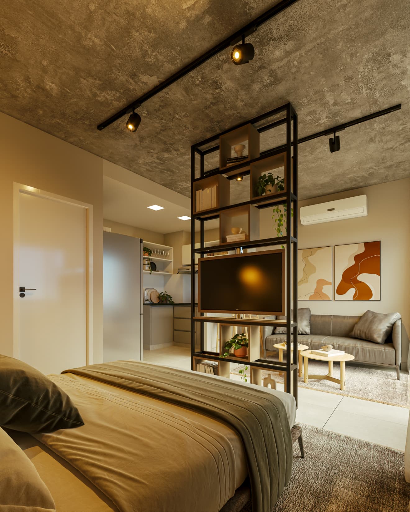 Departamento monoambiente en PORTA 04 Luque. – 2