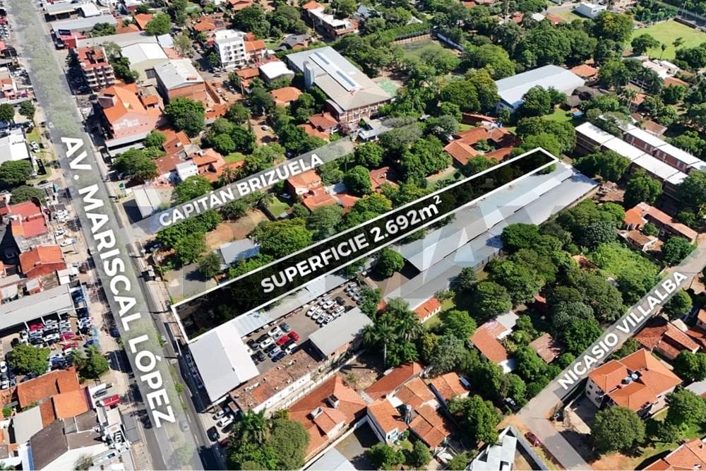 VENDO TERRENO DE 2.692 M² SOBRE MCAL. LÓPEZ – 2