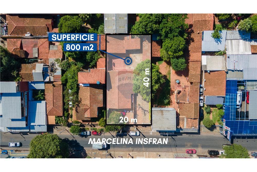 Terreno En El Centro De San Lorenzo Sobre Marcelina Insfran