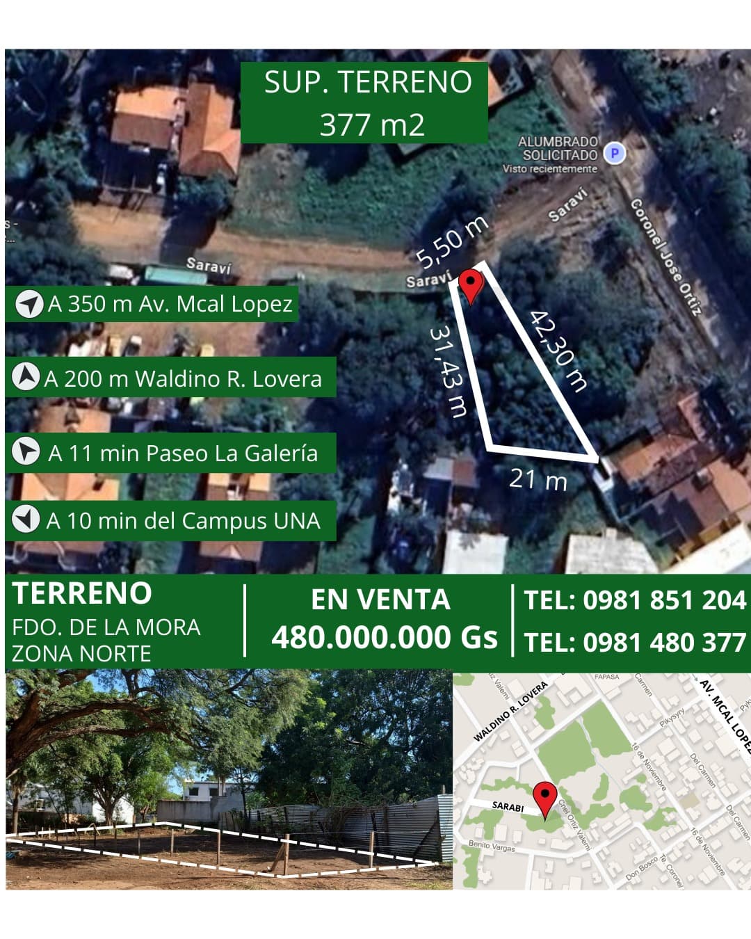 Vendo Terreno En Fernando De La Mora Zona Norte – 2