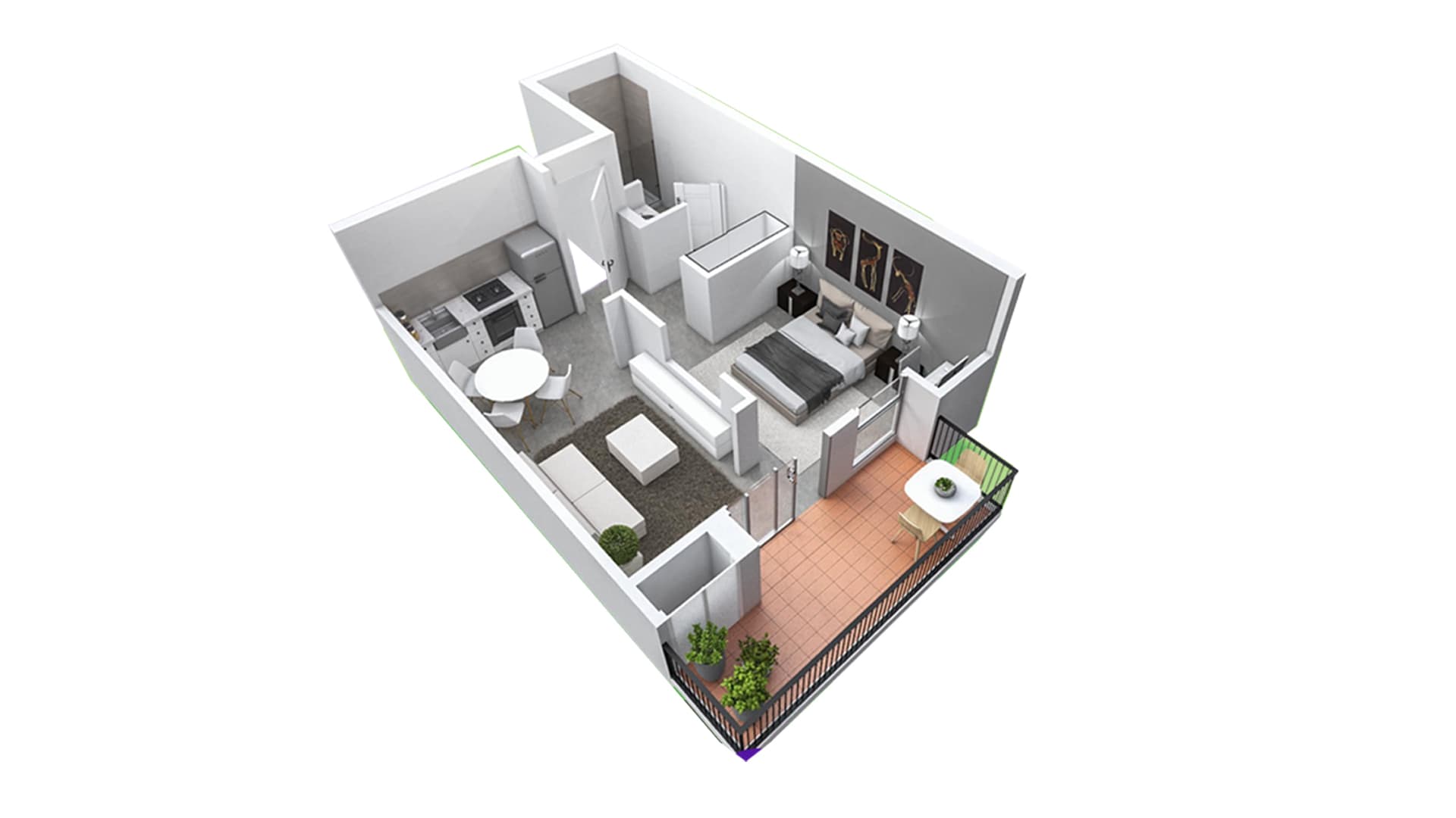 Oga Ciudad Jardín - 1 Dorm. C3 – 2