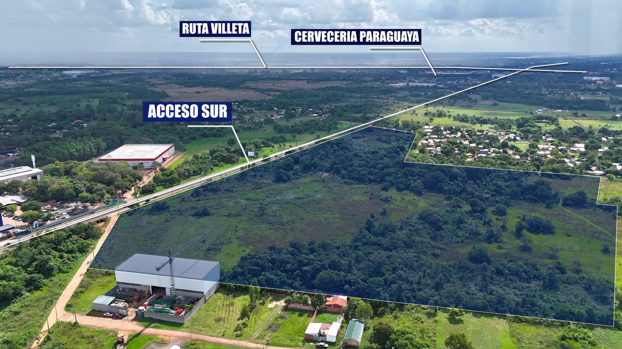 *IMPORTANTE TERRENO DE 16,14 HA SOBRE ACCESO SUR, YPANÉ – 3