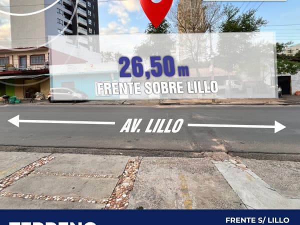 TERRENO EN VENTA - SOBRE AV. LILLO - PROYECCION RENTABLE – 3