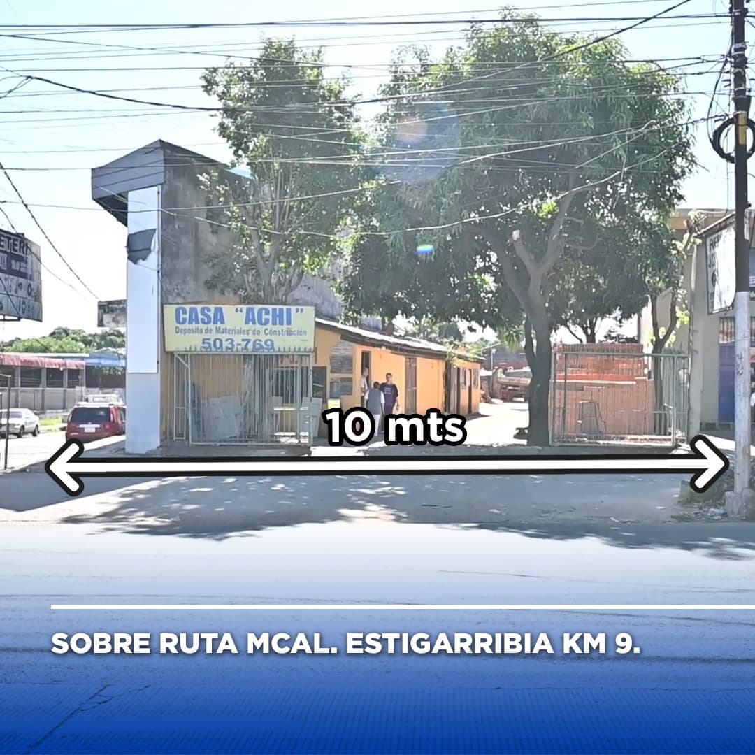 TERRENO DE 10.050 M2 FNDO DE LA MORA, SOBRE RUTA MCAL. ESTIGARRIBA – 2