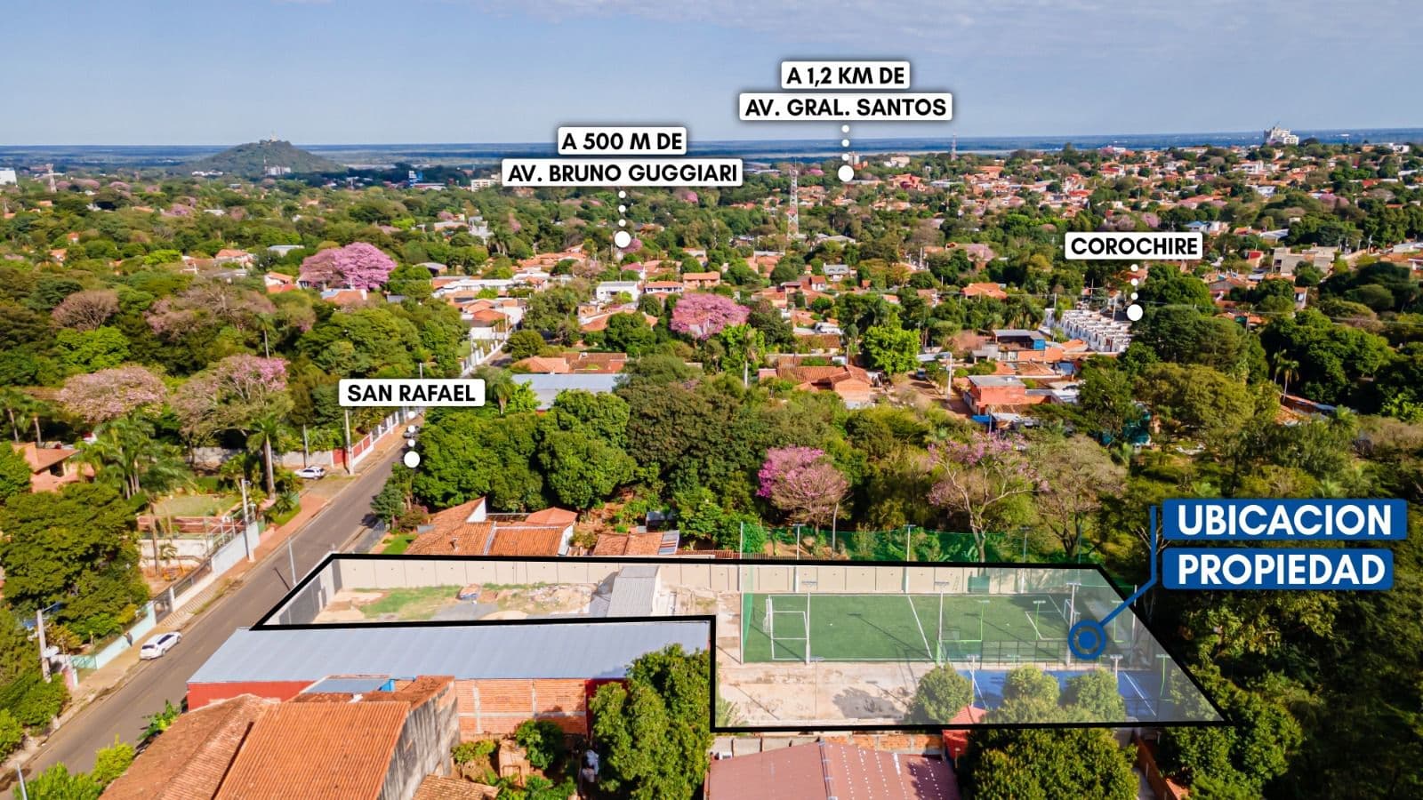 Terreno de 2.050 m2 sobre Asfalto en Lambaré - Ideal Inversión o Deporte – 3