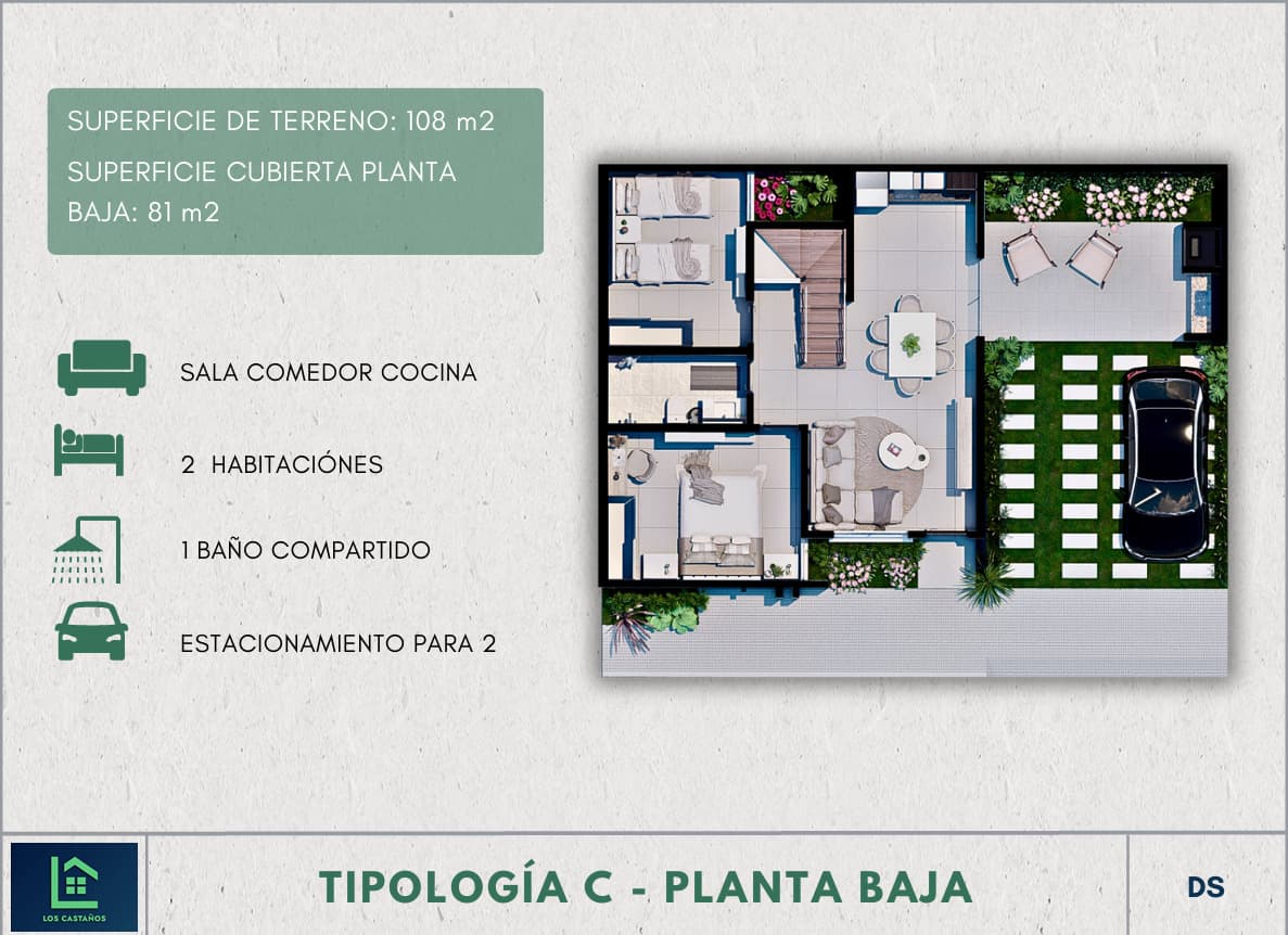 VENTA - CASA - LOS CASTAÑOS - LUQUE