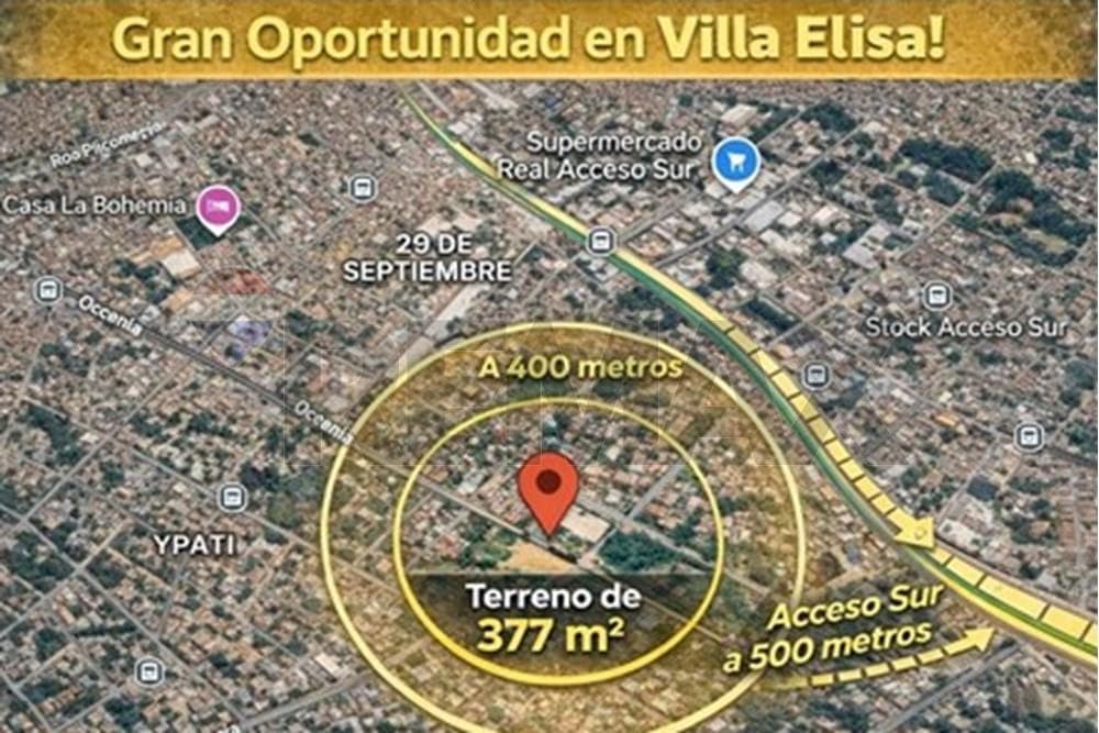 Terreno en venta en Villa Elisa! – 2