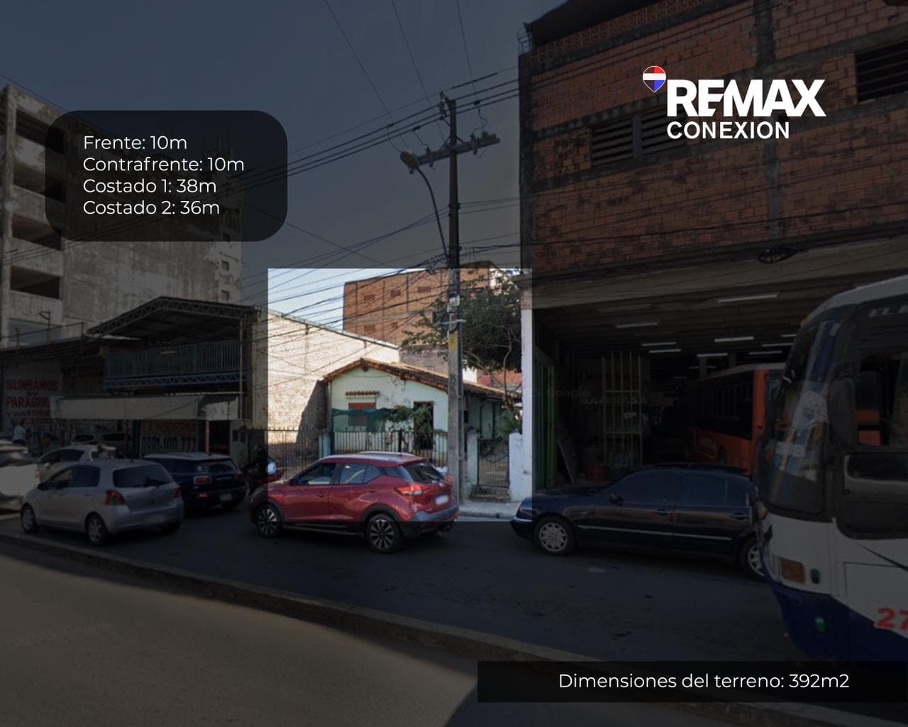 Terreno comercial de 392 m² en Av. Eusebio Ayala – 2