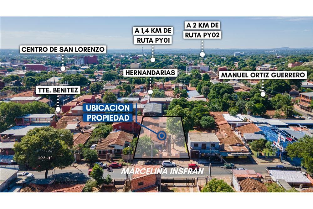 Terreno En El Centro De San Lorenzo Sobre Marcelina Insfran – 3