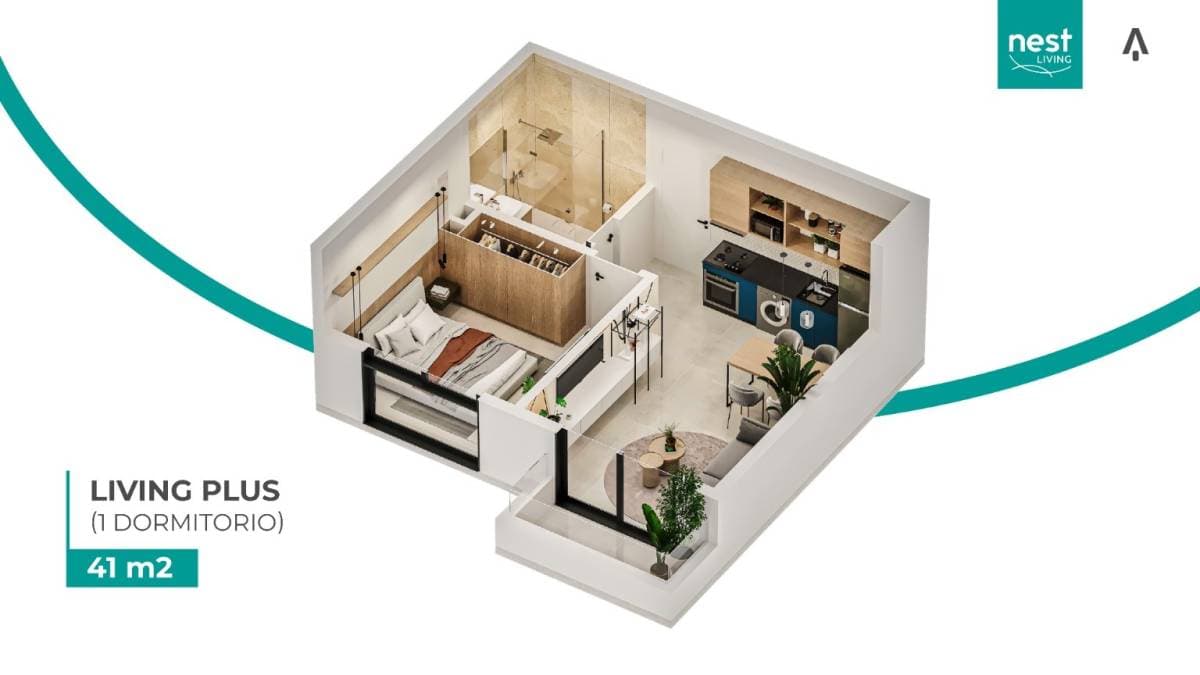 EN VENTA DPTOS. EN POZO EN EDIFICIO NEST LIVING - ZONA EJE CORPORATIVO – 2