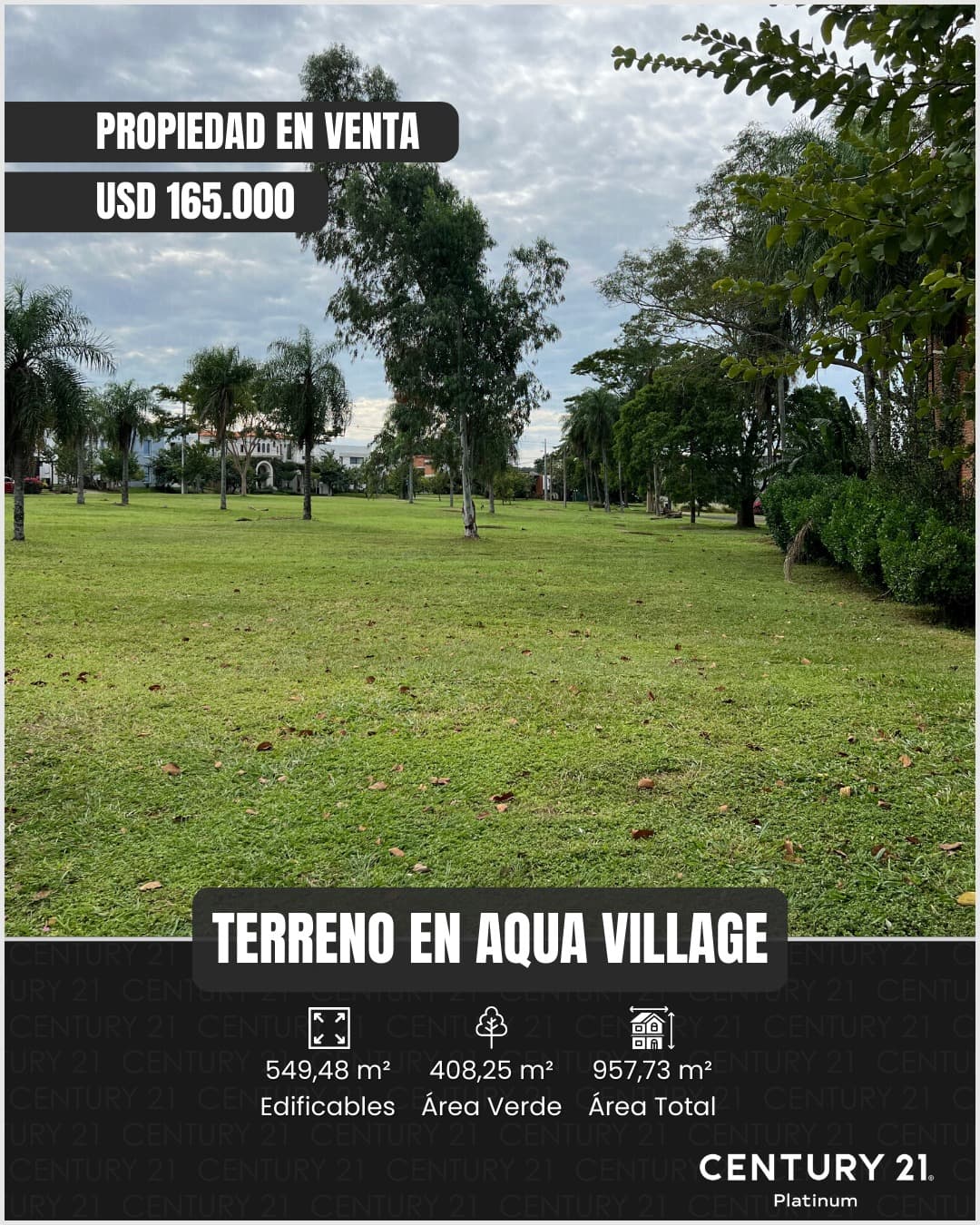 Vendo Precioso Terreno En Aqua Village