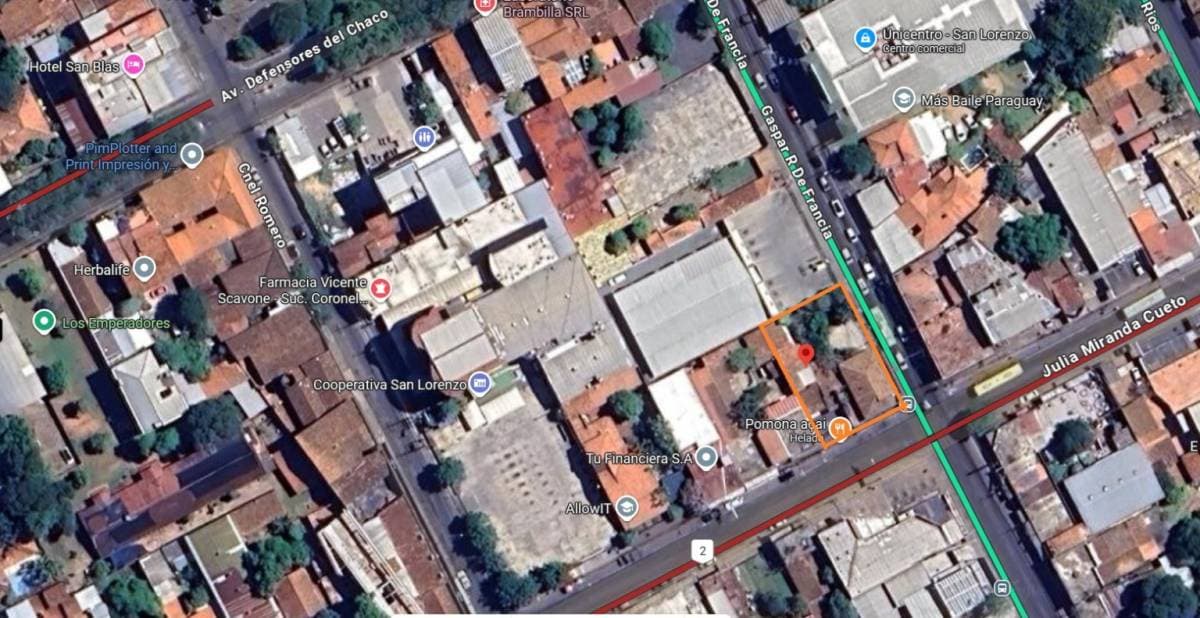 VENDO ESQUINA EN SAN LORENZO SOBRE JULIA MIRANDA CUETO – 2