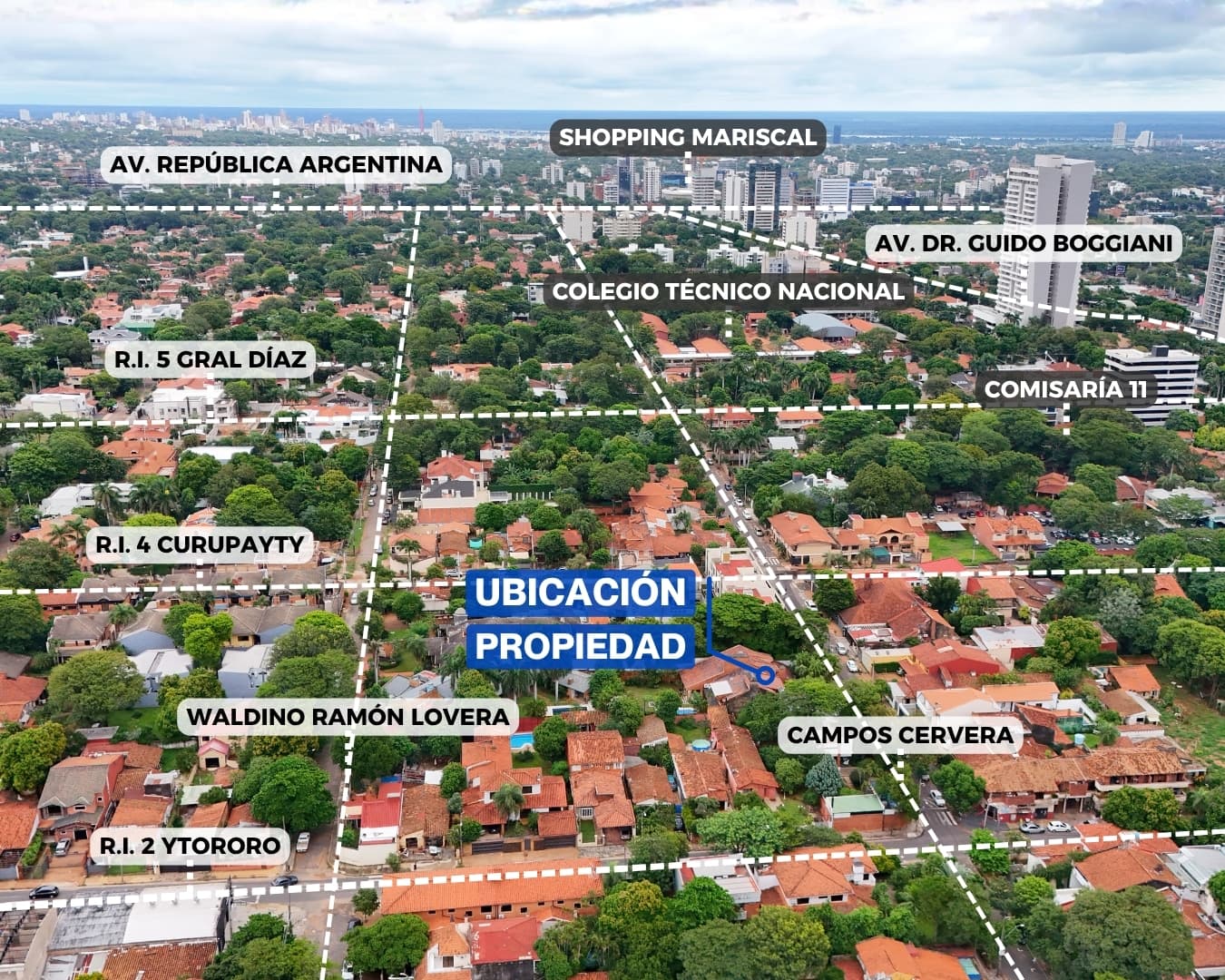 Amplio Terreno De 1000m2 En Asuncion