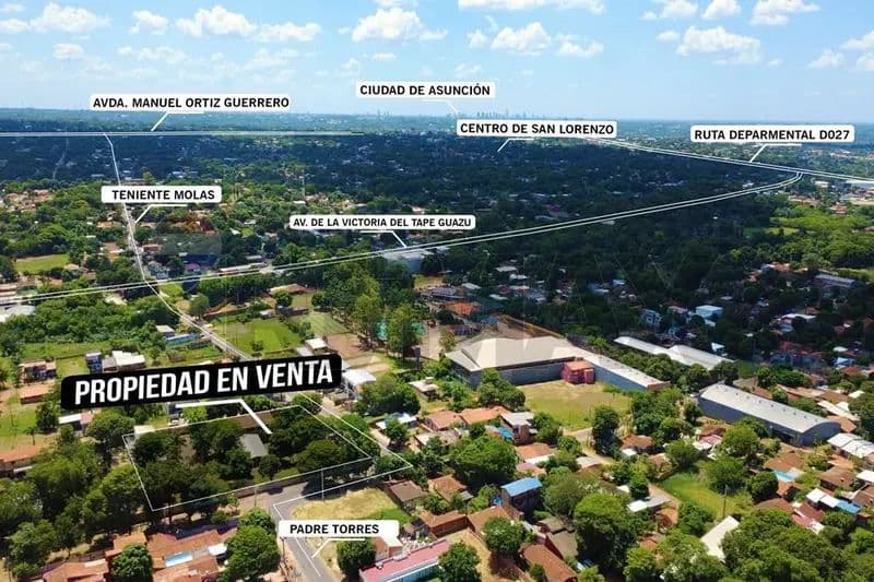 AMPLIA PROPIEDAD DE 4.367M2 EN SAN LORENZO