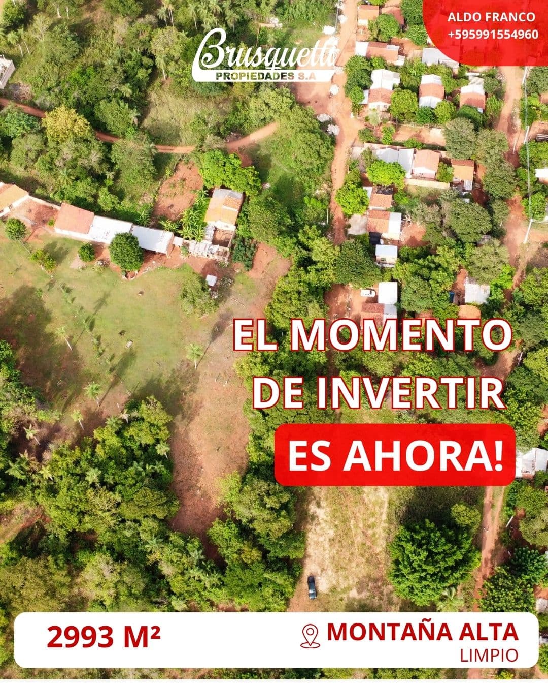 OPORTUNIDAD DE INVERSIÓN EN LIMPIO!