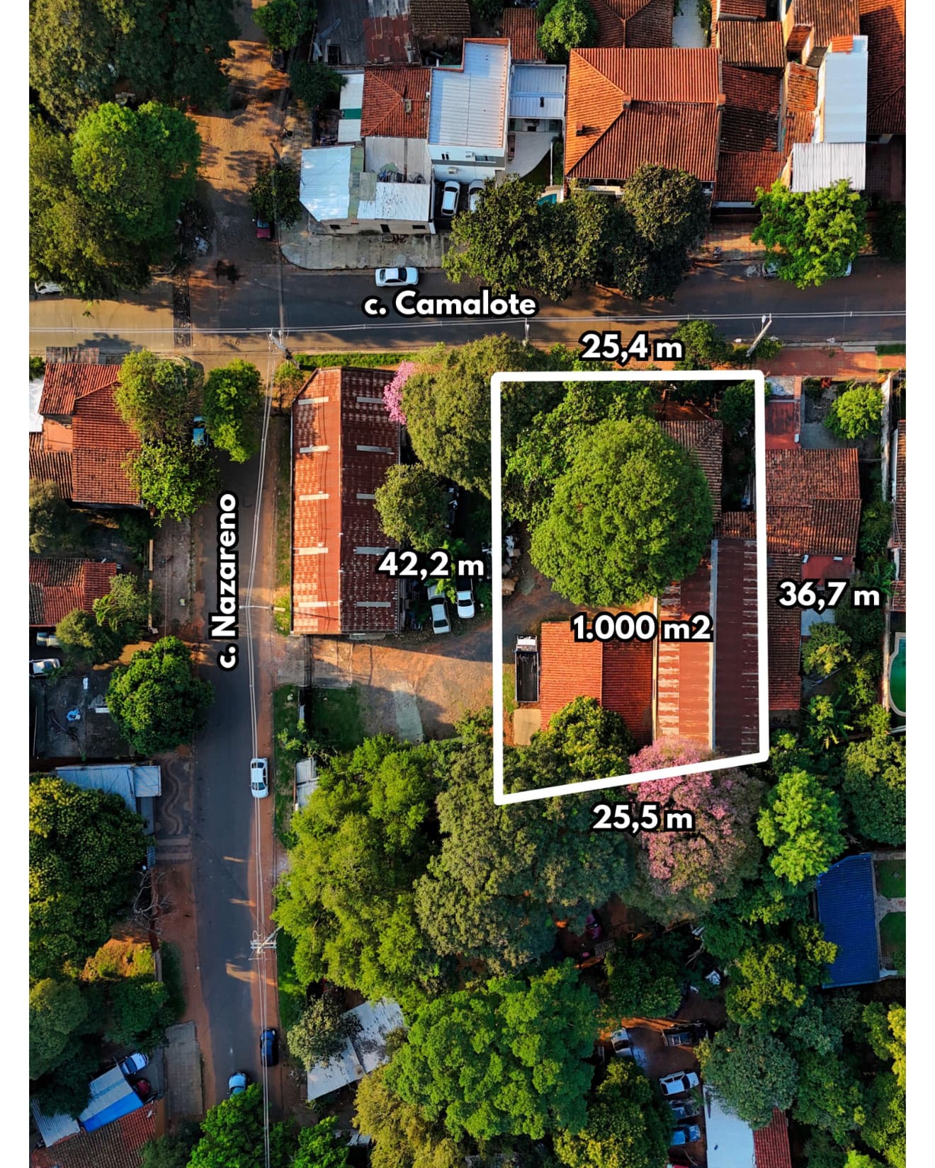 Vendo Terreno 1000m2 Con Depósito En Lambaré Zona Bruno Guggiari – 3