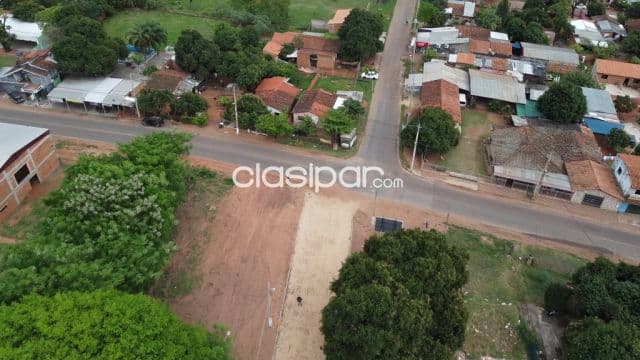 Terreno sobre ruta en esquina en el centro de YPANÉ – 2