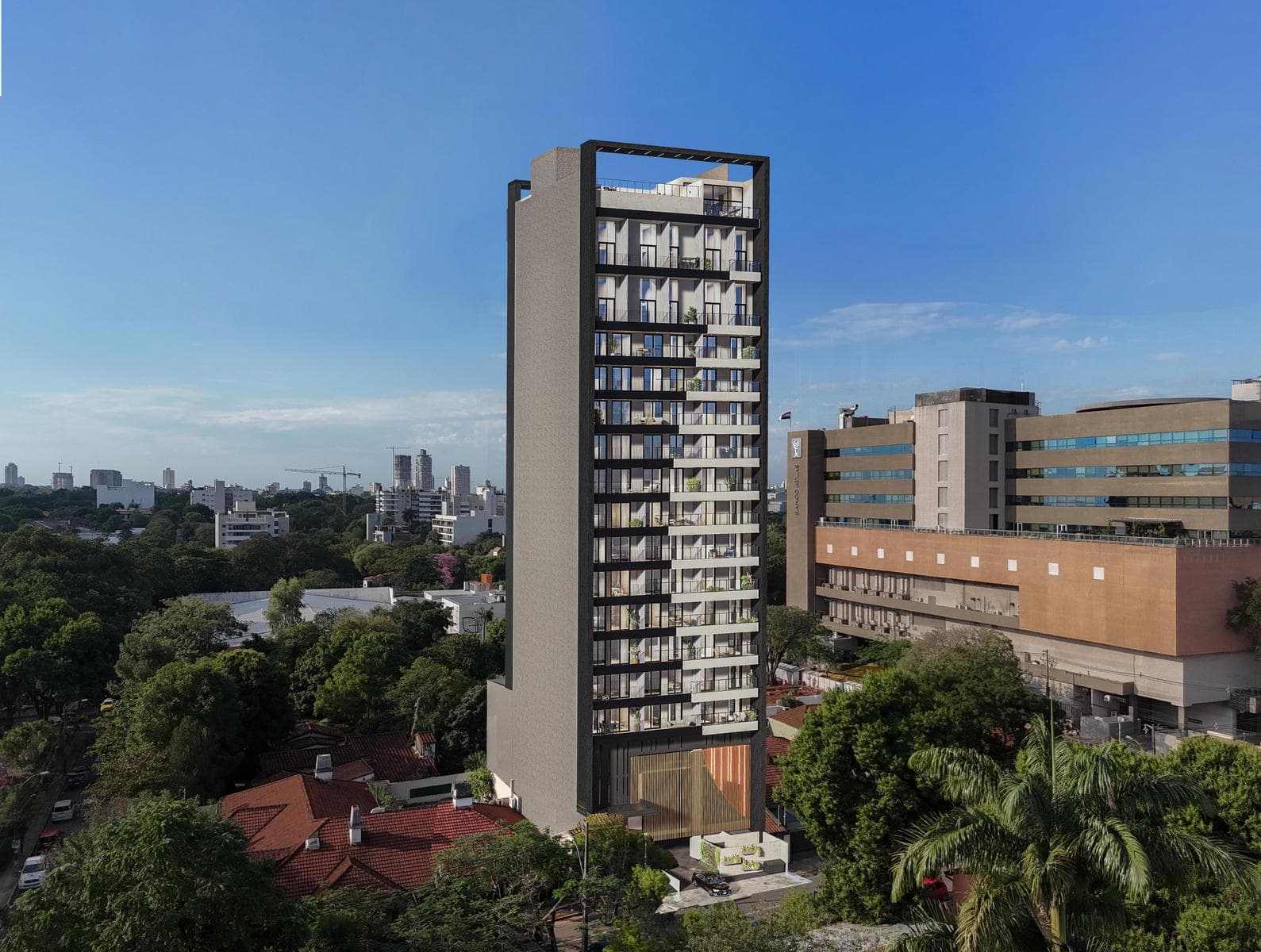 Departamento de 1 dormitorio en venta en Barrio Recoleta Asunción Edif Lumiere Mariscal
