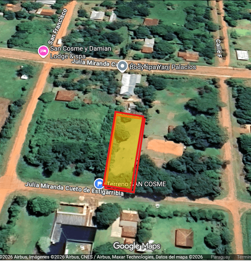 Terreno en San Cosme y Damián – Ubicación privilegiada
