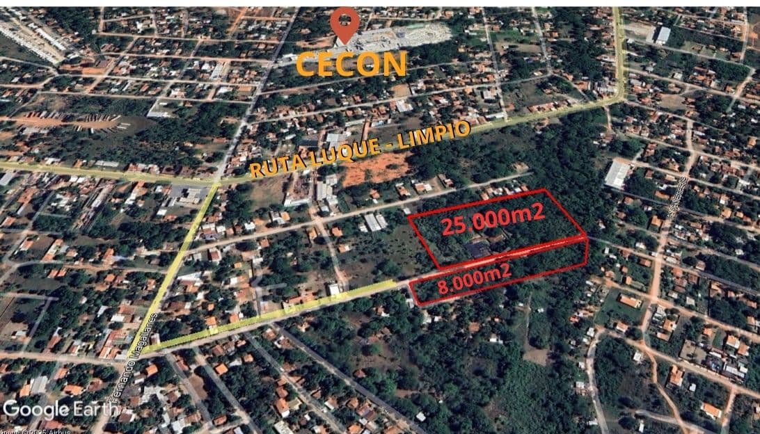 Venta terrenos en Limpio – 8.000 m² y 25.000 m² a metros de la ruta Luque-Limpio