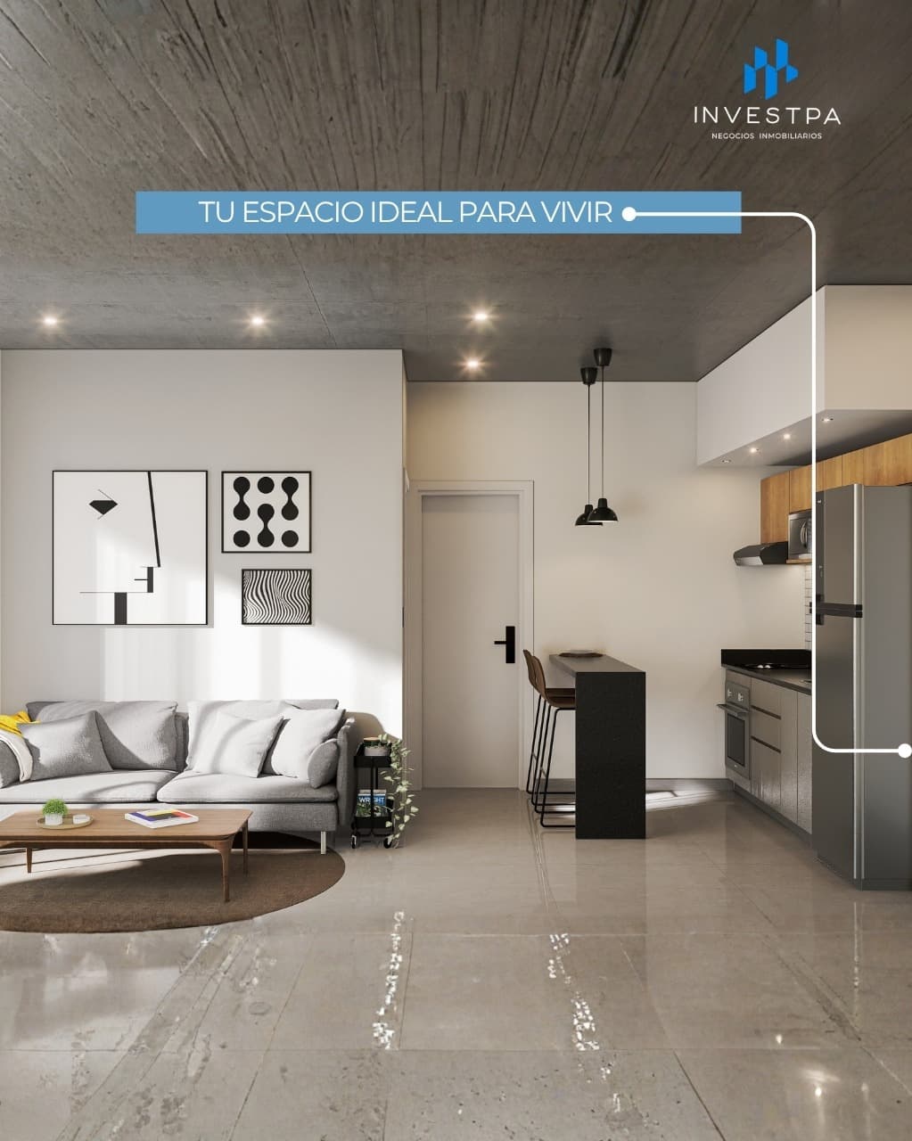 DEPARTAMENTO EN POZO DE 1 HABITACIÓN – 2