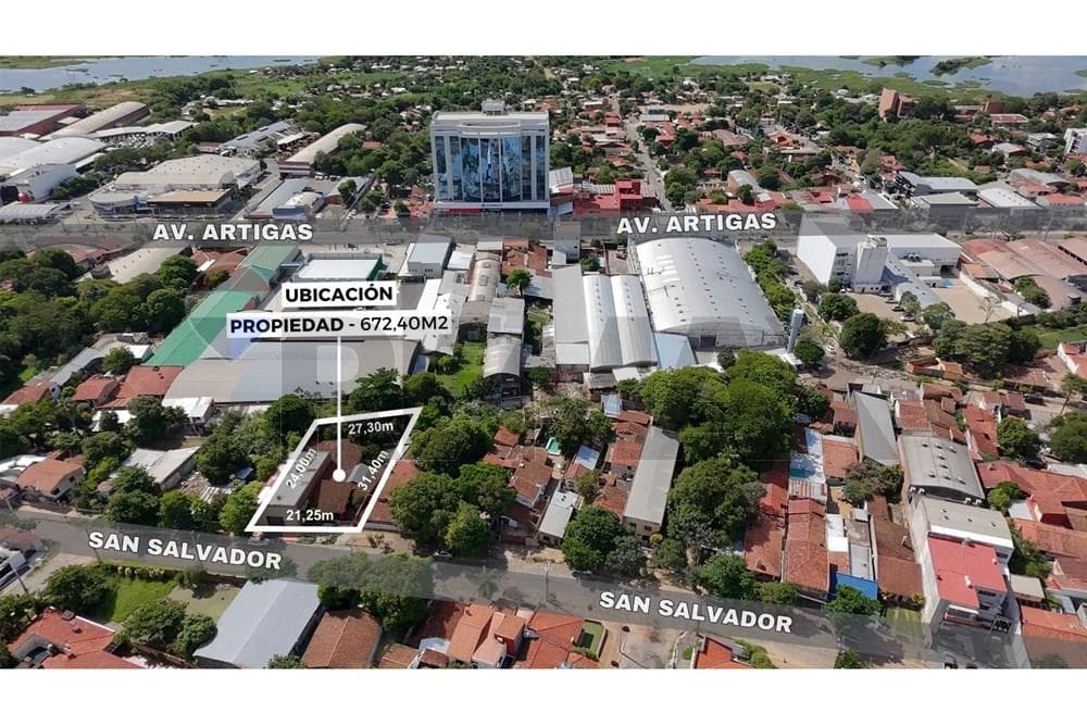 Vendo Terreno de 672 M2 en Barrio Jara, Asunción – 3
