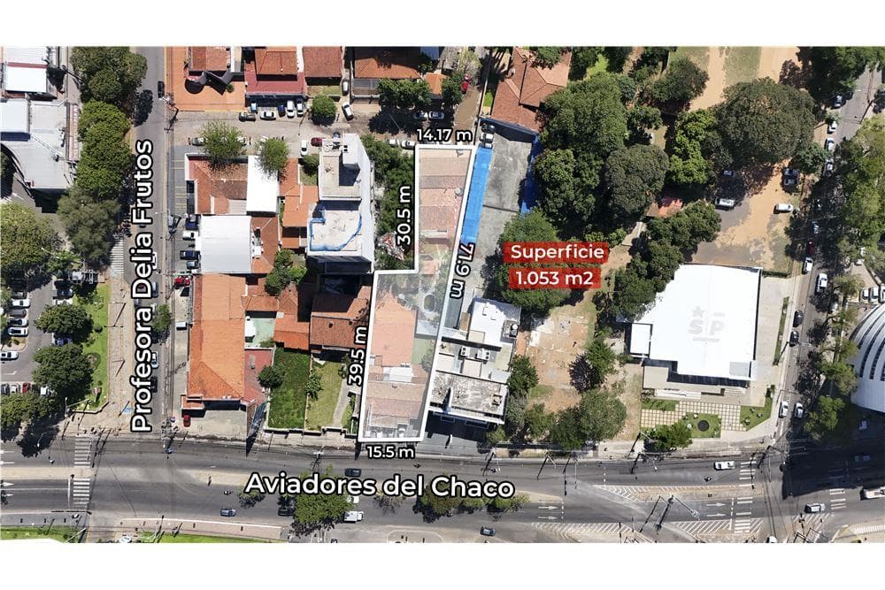 TERRENO SOBRE AVIADORES DEL CHACO Z/SHOP DEL SOL