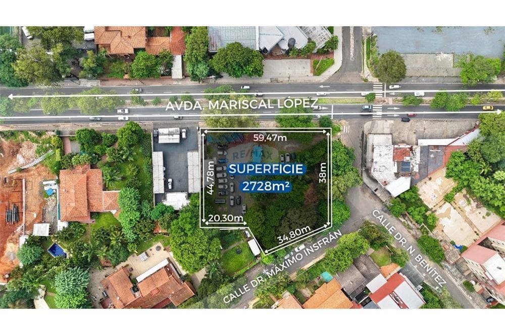 TERRENO EN VENTA SOBRE AVDA. MCAL LÓPEZ – 2