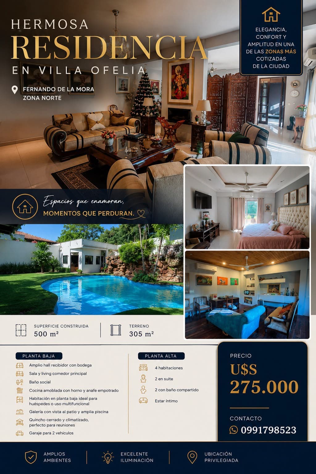 EN VENTA RESIDENCIA EN VILLA OFELIA