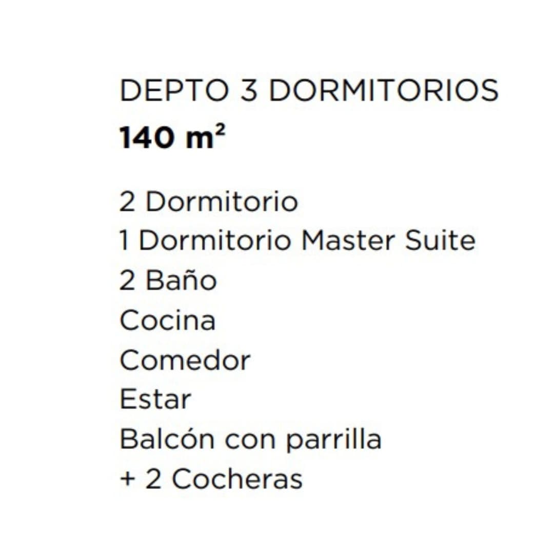 Departamento de 3 habitaciones en las Mercedes – 3