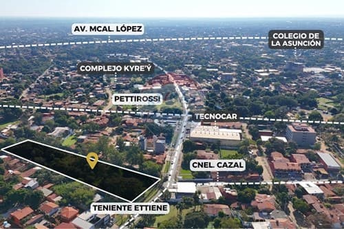 Terreno de 6.000 M2 en Fernando De la Mora Zona Norte