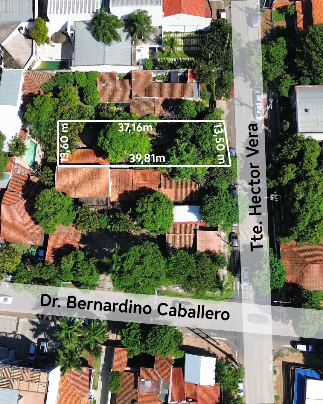 Vendo terreno en Ykua Sati Asunción 13.50 x 39
