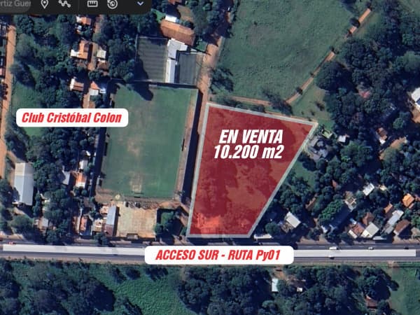 Terreno en Venta – Esquina Estratégica sobre Acceso Sur