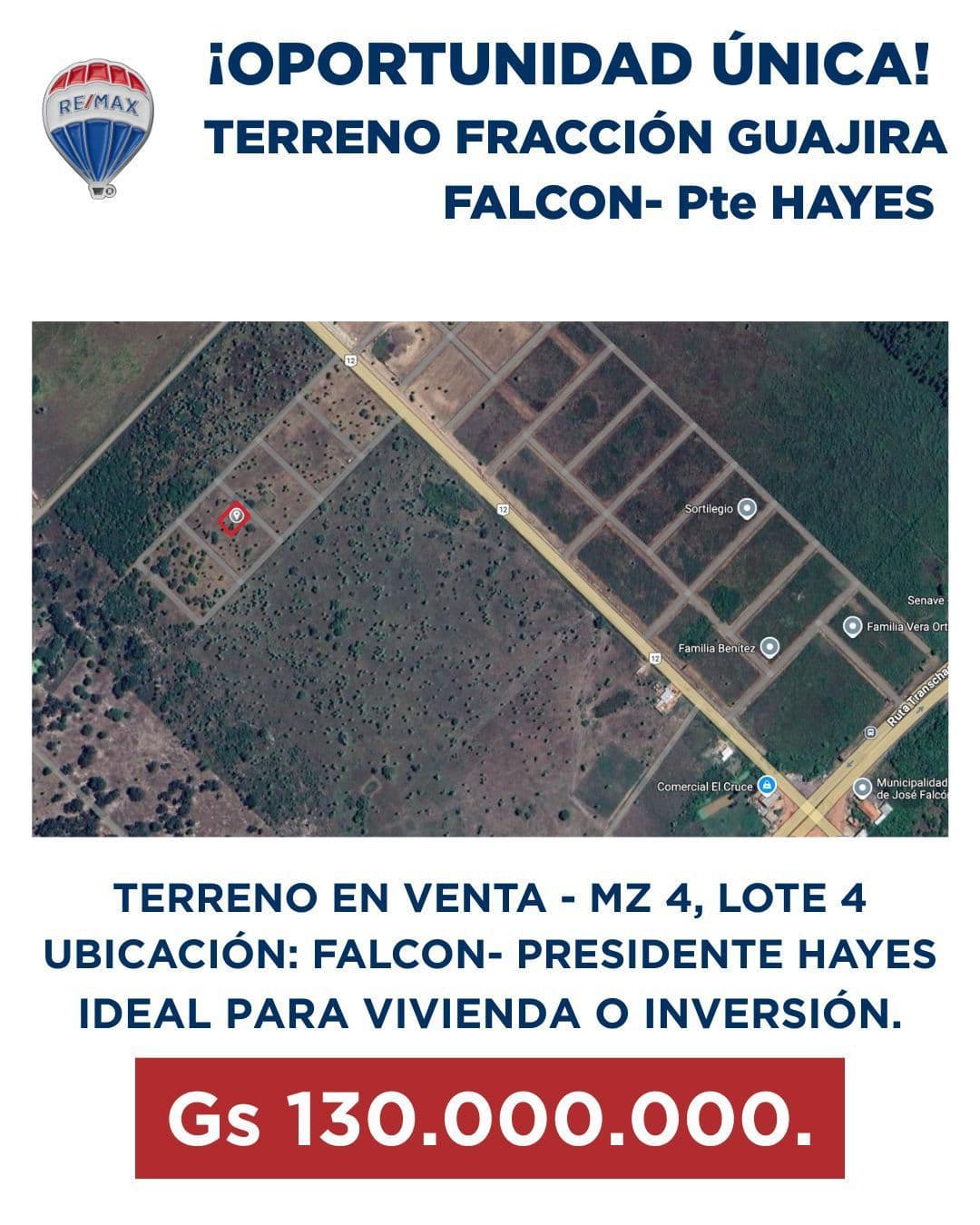 Terreno En Falcon- 360 M² En Zona De Crecimiento