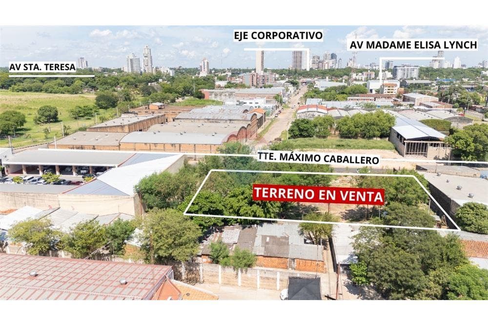 TERRENO DE 2400 M2 BARRIO ITAY ASUNCION SOBRE MAXIMO CABALLERO – 3