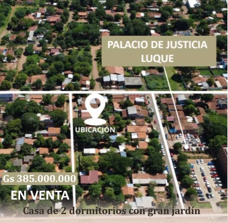 EN VENTA A METROS DEL PALACIO DE JUSTICIA DE LUQUE