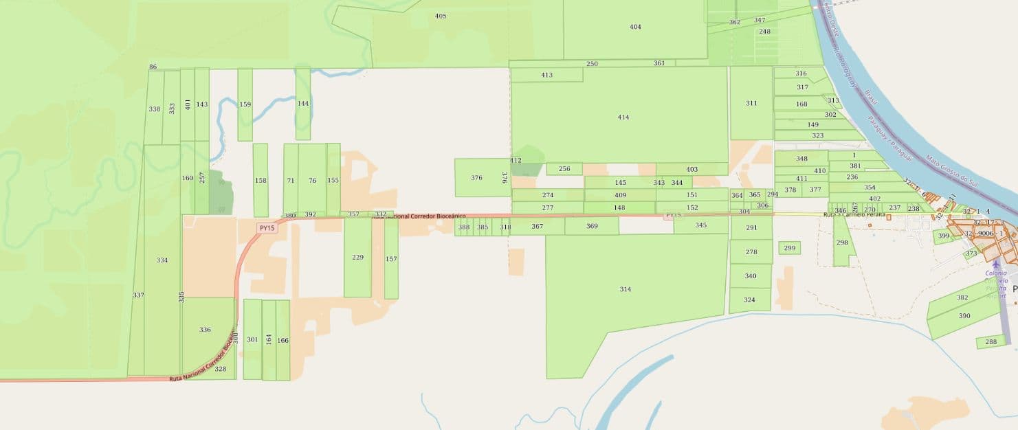 Terrenos En Venta – Carmelo Peralta - Zona Estratégica Ruta Bioceanica – 3