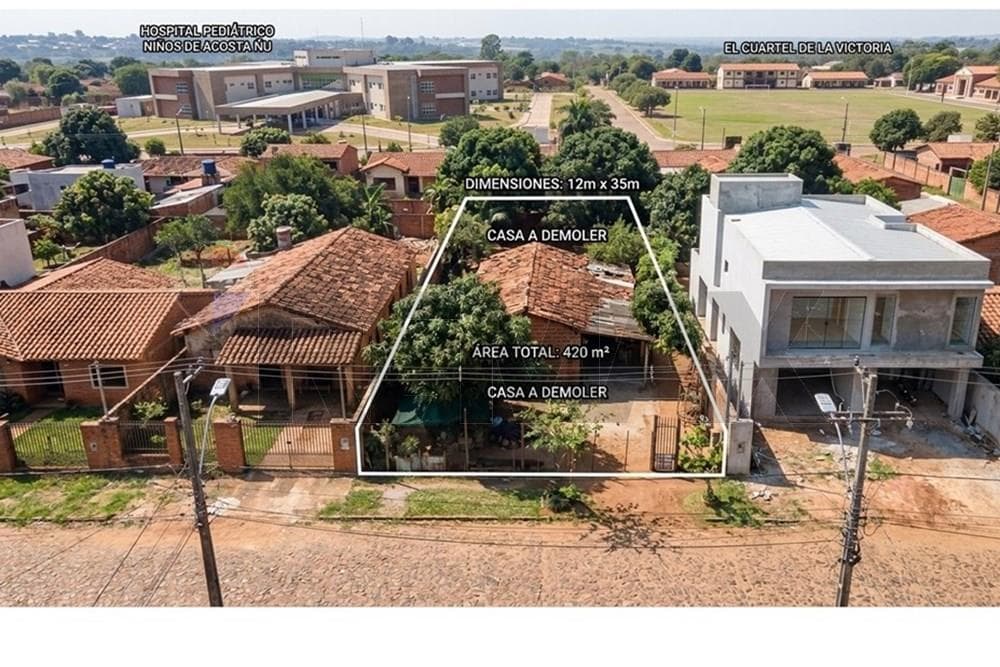 VENDO TERRENO. SAN LORENZO: IDEAL PARA INVERSIÓN