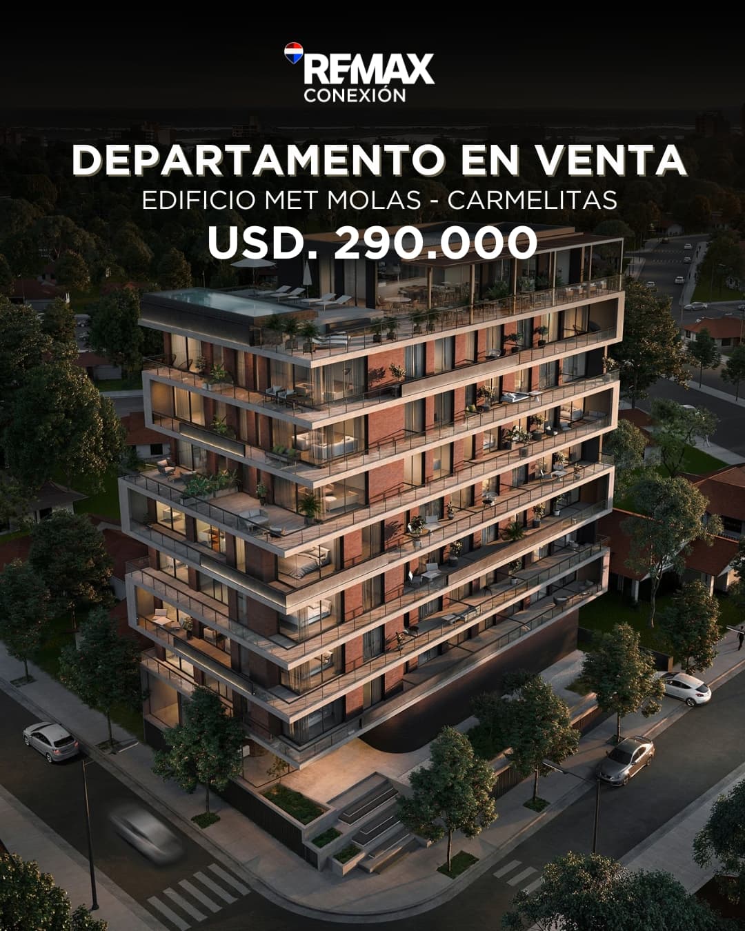 En Venta – Departamento De Lujo Amoblado En Edificio Met Molas Lopez