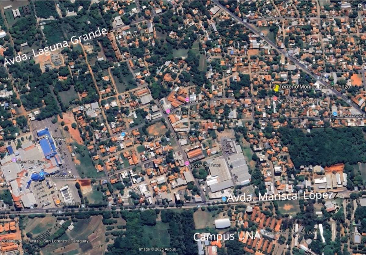 Alquilo terreno en esquina de 720 m² en San Lorenzo - excelente ubicación